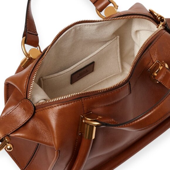 CHLOE Small "Paraty 24" Bag in Clay Brown - Picture 8 of 11